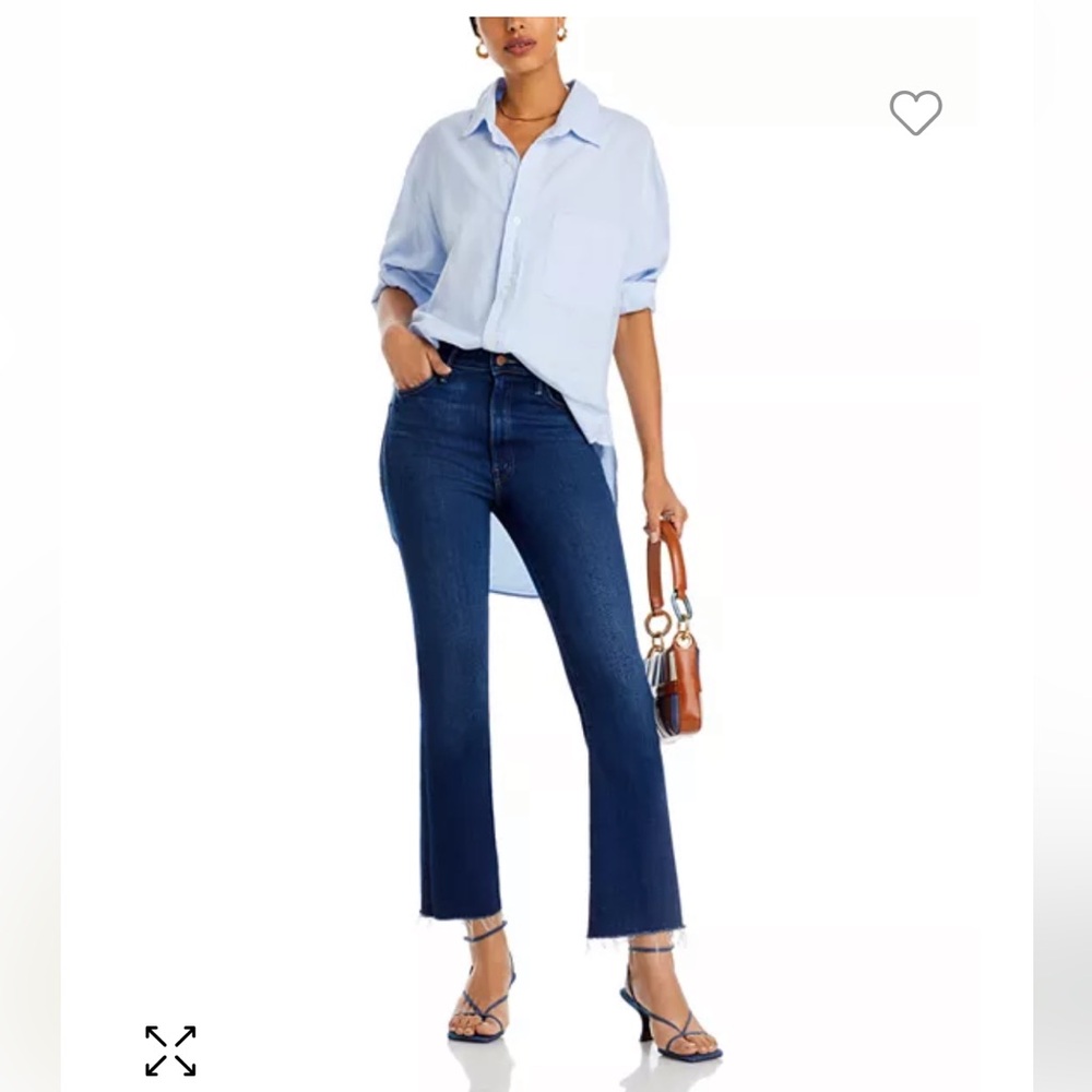 Mother Hustler Ankle Crop Jeans 30